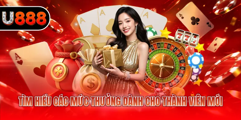 Khuyến Mãi U888 1 Tìm hiểu các mức thưởng dành cho thành viên mới